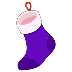 Socks Violet Plain