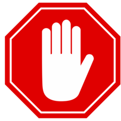 Stop Sign Hand