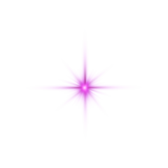 Transparent Star Pink