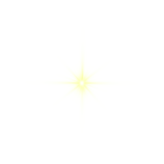 Transparent Star Yellow