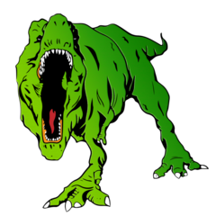 T-Rex Green Graphic