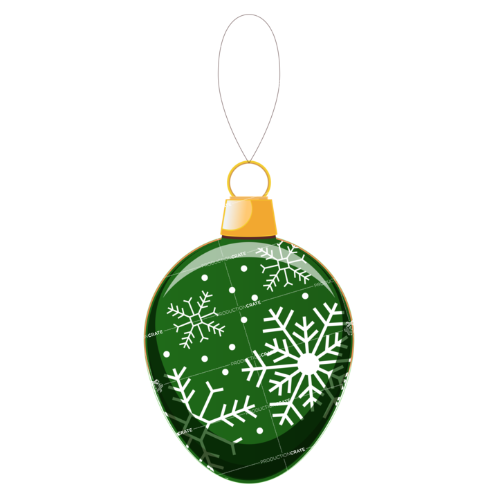 Christmas Ornaments Green