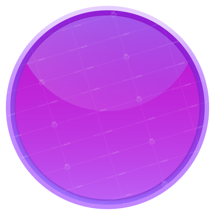 Circle Glass Button Pink