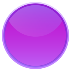 Circle Glass Button Pink