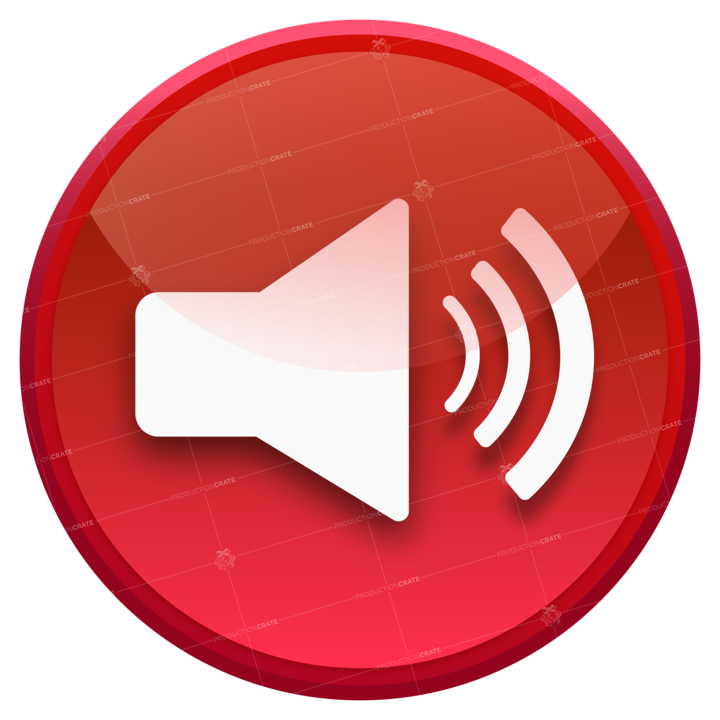 Circle Sound Button Red Logo