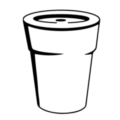 Cup Drink White 2