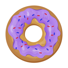 Donut Blueberry