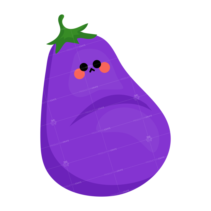 Eggplant Purple Stickers