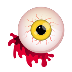 Eyeball Yellow Halloween