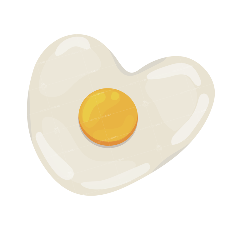 Fried Egg Heart