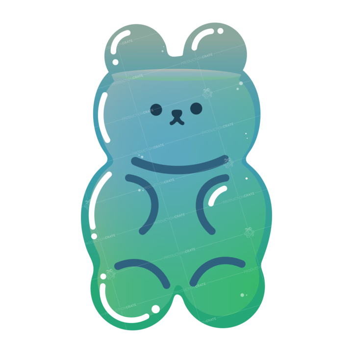 Jellybeer Transparent Green