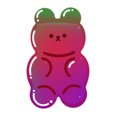 Jellybeer Transparent Rainbow