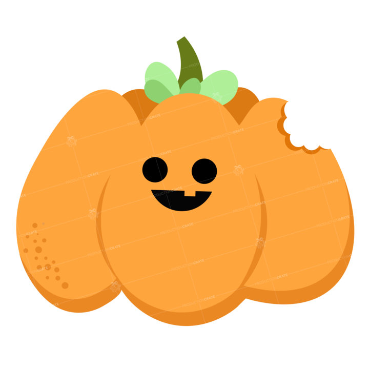 Orange Pumpkin Stickers