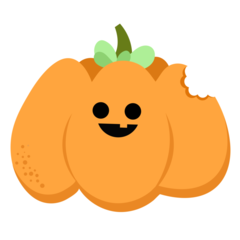 Orange Pumpkin Stickers