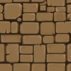 Painted Brick Wall Brown