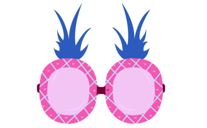 Pineapple Pink Eyeglasses