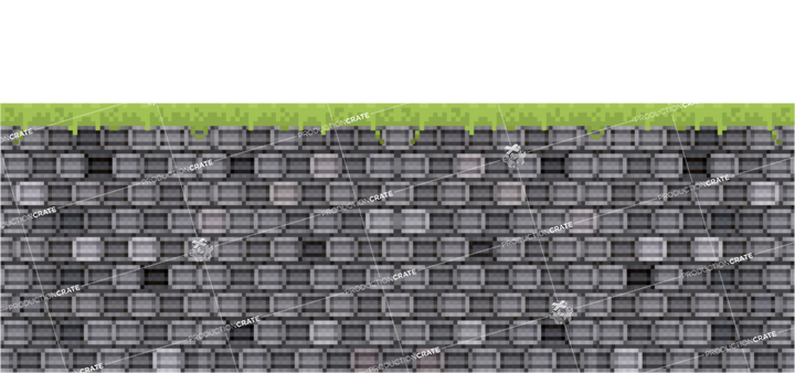 Pixel Brick Grey