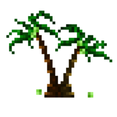 Pixel Coconut Tree