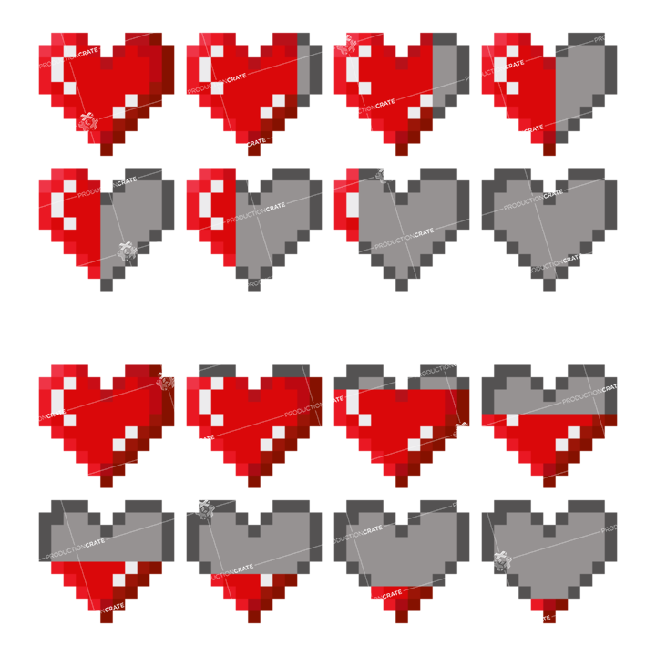 Pixel Heart Level