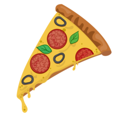 Pizza Pepperoni Illustration
