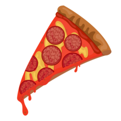 Pizza Redpeperoni Illustration