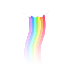 Rainbow Clousd Transparent