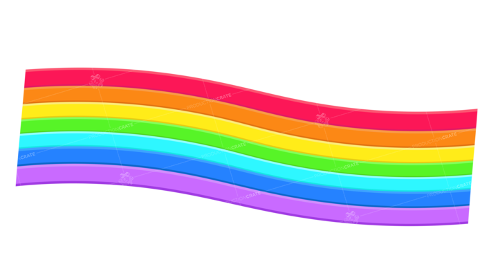 Rainbow Straight Flagline