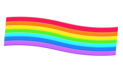 Rainbow Straight Flagline