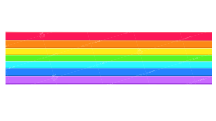 Rainbow Straight Line