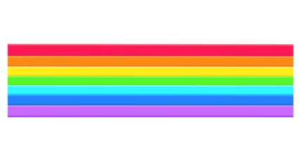 Rainbow Straight Line - HD Image