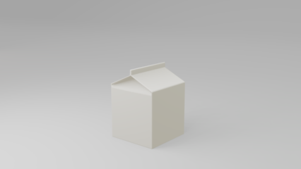Short Milk Carton Corner Bg