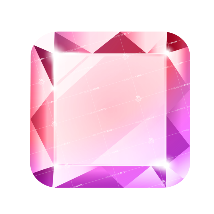 Square Pink Gemstones