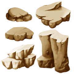 Illustrative Stone 2d Sandset