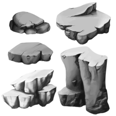 Illustrative Stone 2d Set
