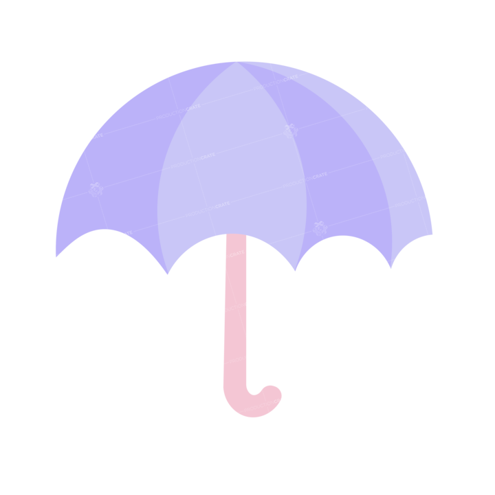 Umbrella Illustration Kid