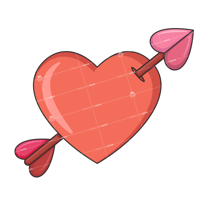 Valentine Heart Arrow