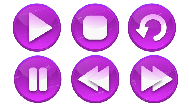Video Button Purple Set