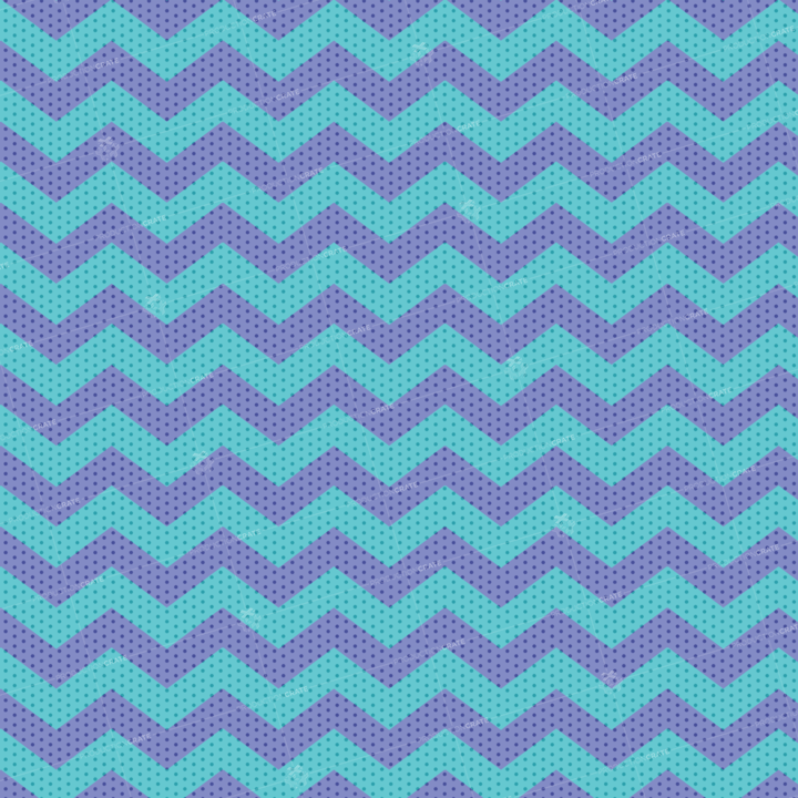 Zigzag Blue Popart