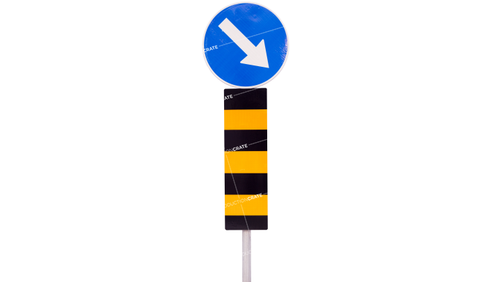 Signs Round About Mandatory Direction 1