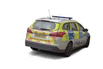 British Police Car HD 3K