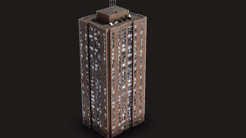 3D Model: Apartment Building