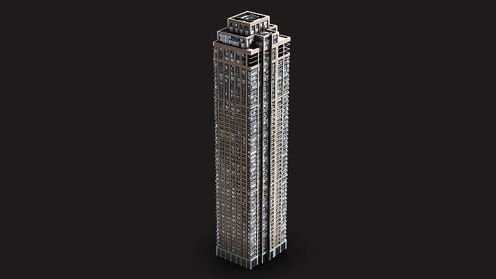 3D Model: Apartment Skyscraper