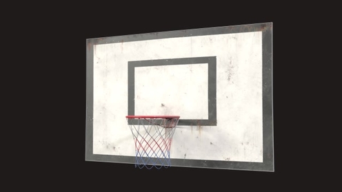 3D Model: Basketball Hoop