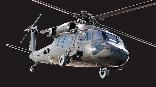 3D Model: Blackhawk Helicopter
