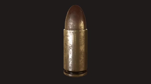 3D Model: Bullet 9mm