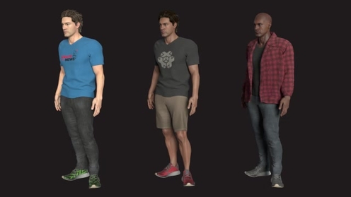 3D Model: Casual Outfits Male