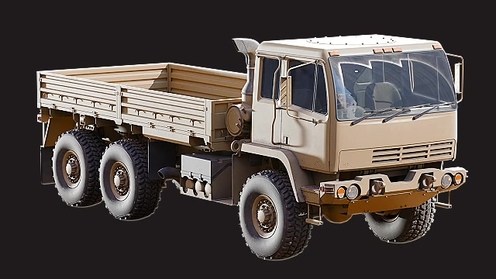 3D Model: Military Truck - Oshkosh LMTV