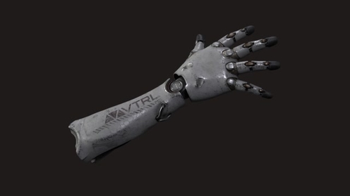 3D Model: Cyberpunk Hand