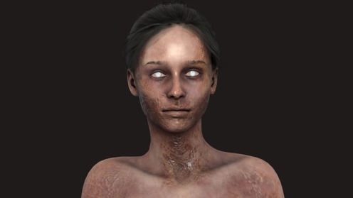 3D Model: Female Zombie Textures