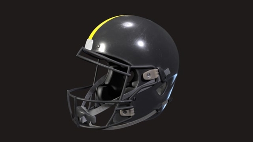 3D Model: Football Helmet